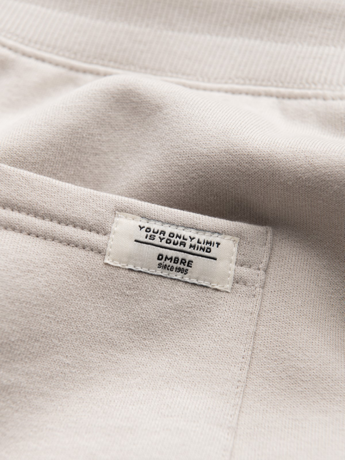 Ombre Men&#039;s sweatpants with unlined leg - light beige