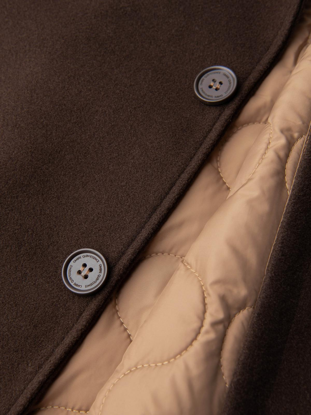 Palton lung bărbătesc cu guler