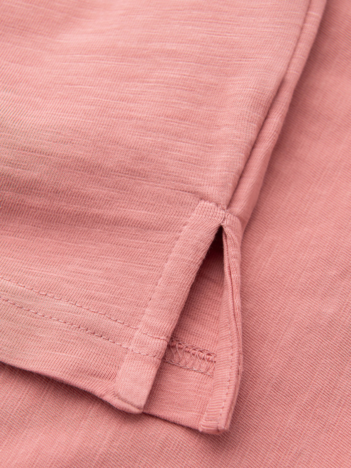 Ombre Classic cotton knit polo shirt - pink