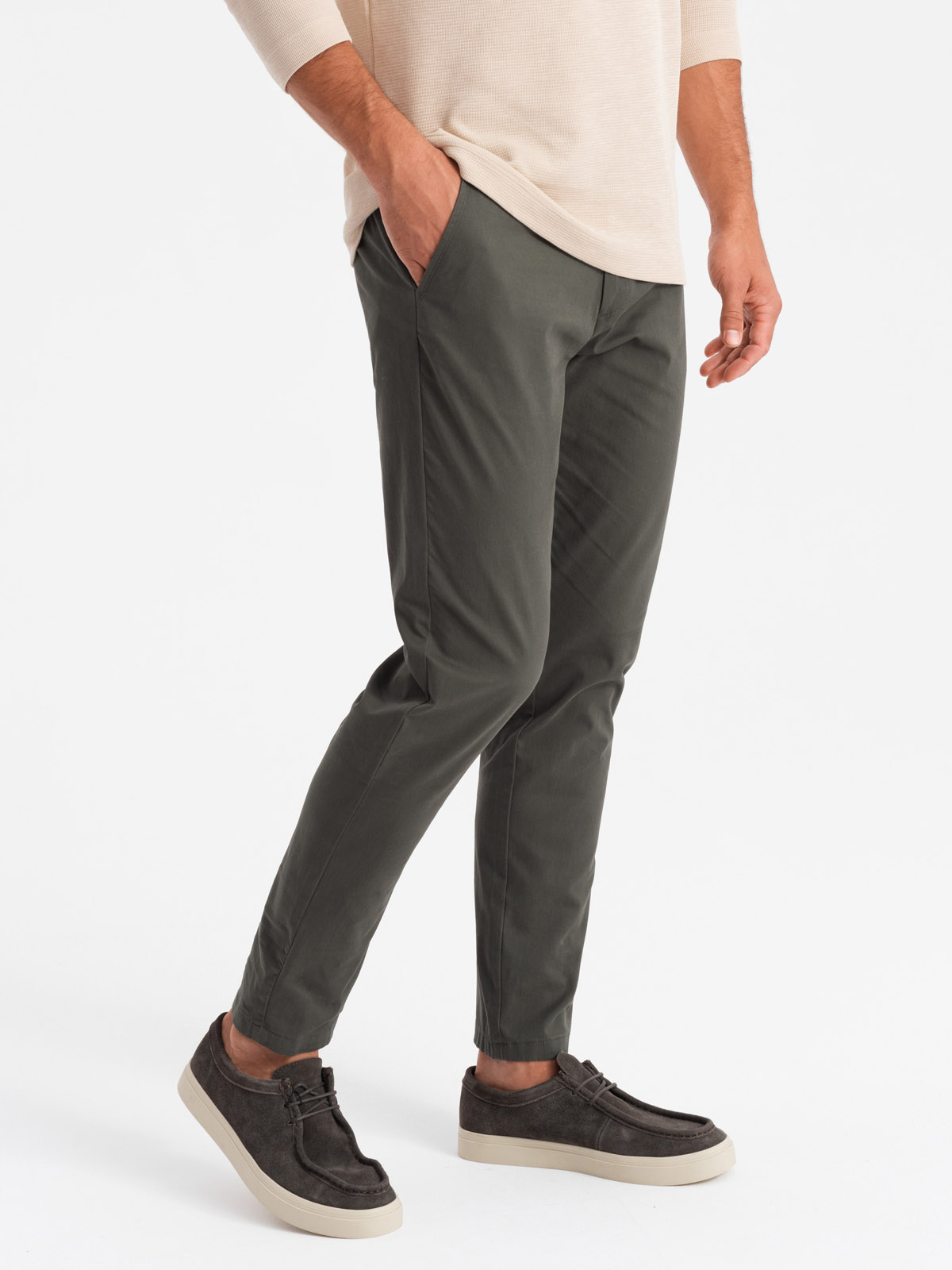 Ombre Men&#039;s uniform REGULAR FIT chino pants - khaki