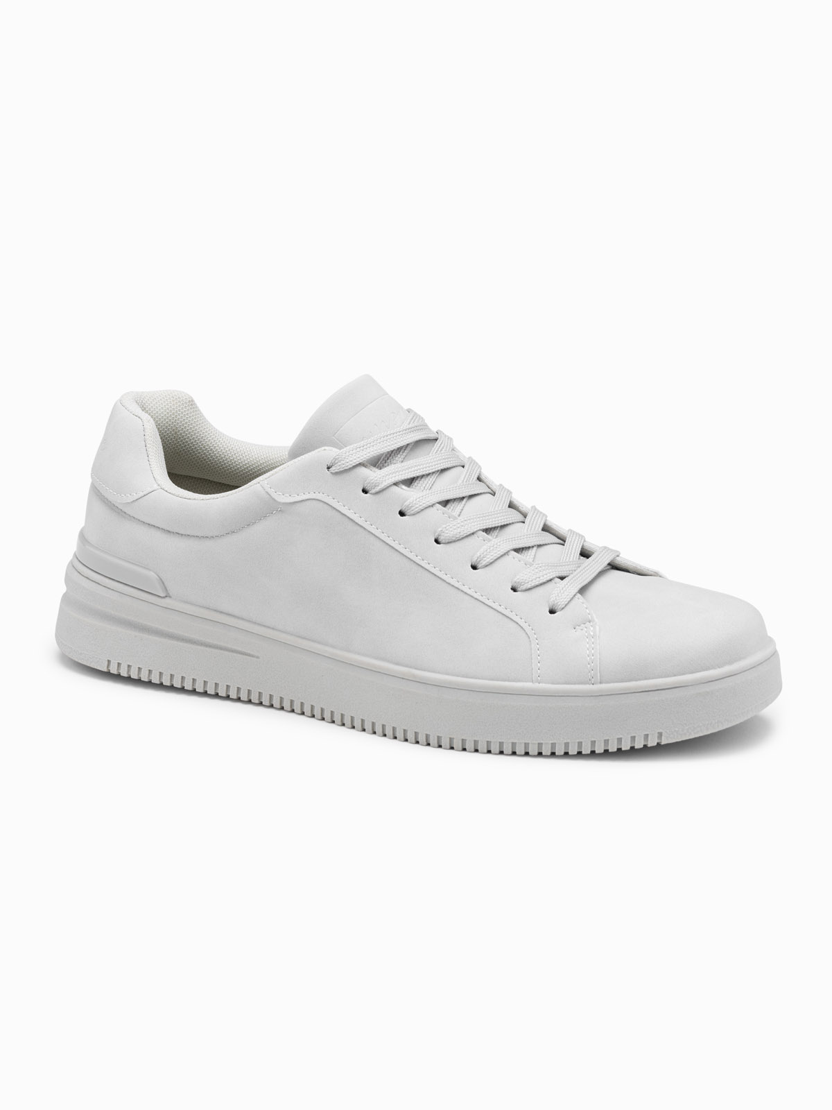 Ombre Men&#039;s uniform casual shoes in eco nubuck - light grey