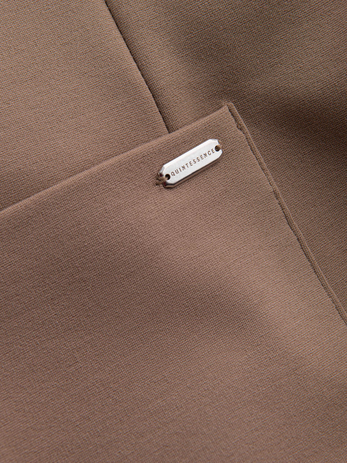 Ombre Men&#039;s jacket with patch pockets - dark beige