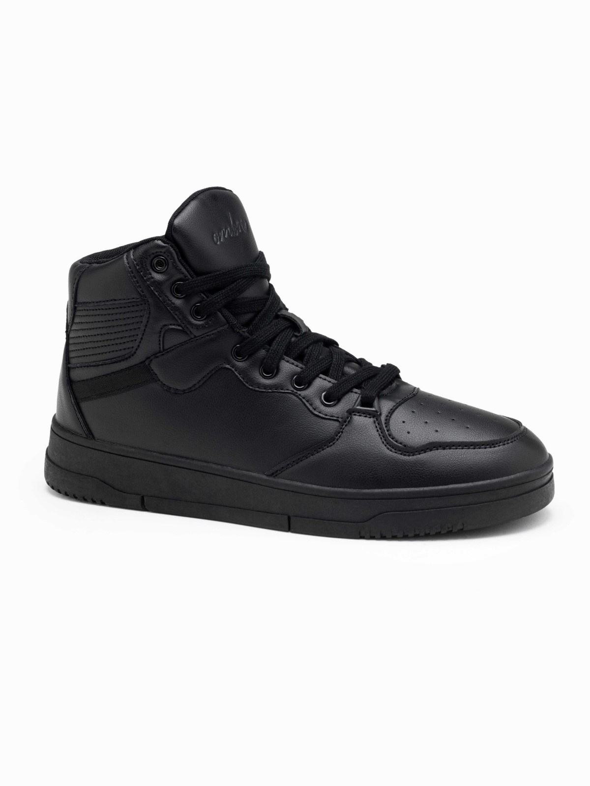 Ombre Men&#039;s insulated sneaker boots with high upper - black
