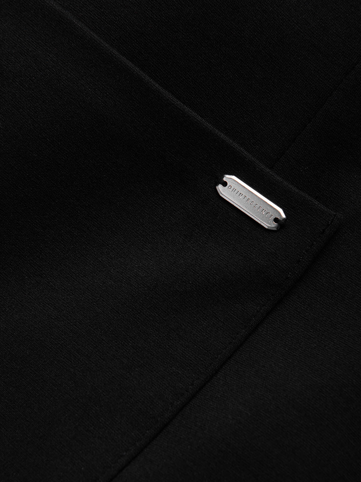 Ombre Men&#039;s jacket with patch pockets - black