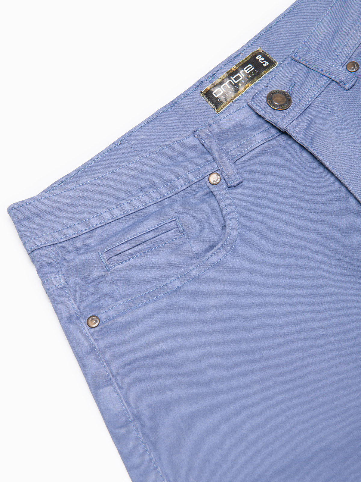 Ombre CHINO men&#039;s shorts - light blue