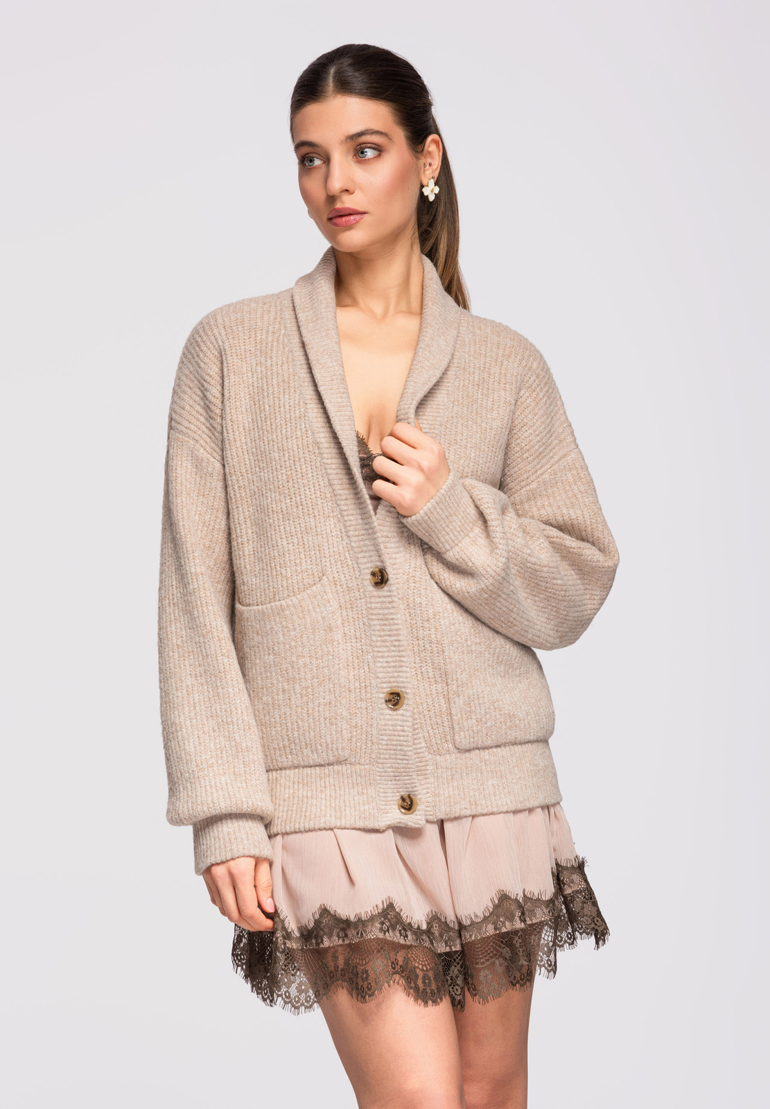 Дамски моден пуловер Edoti