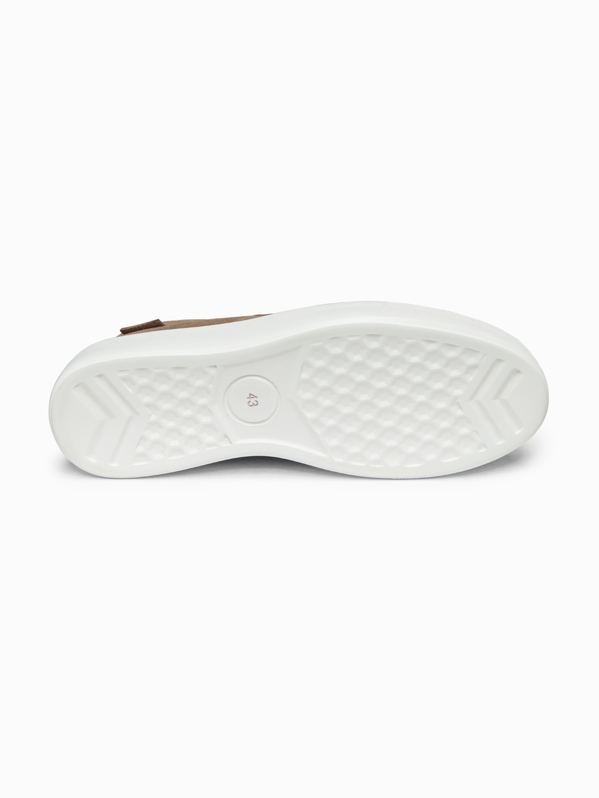 Pánske semišové slip-on poltopánky Ombre