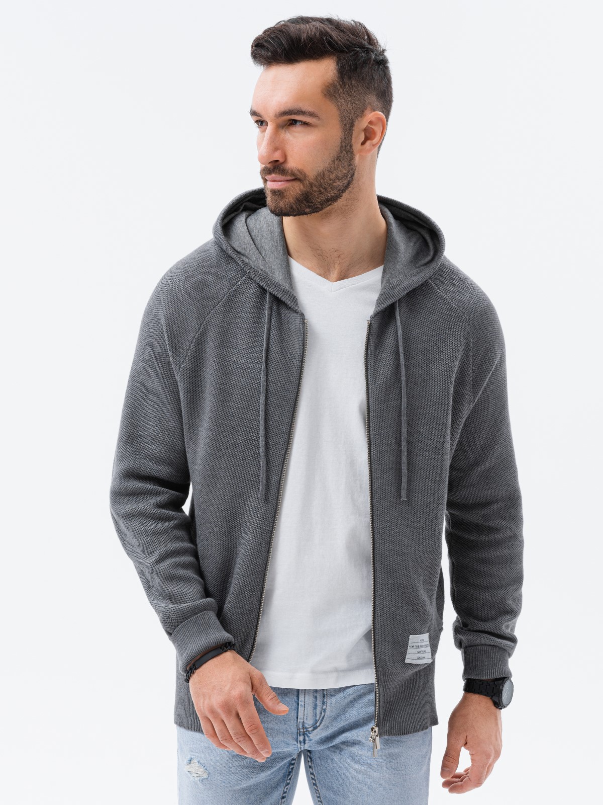 Men's hoodie Ombre Zip-Up
