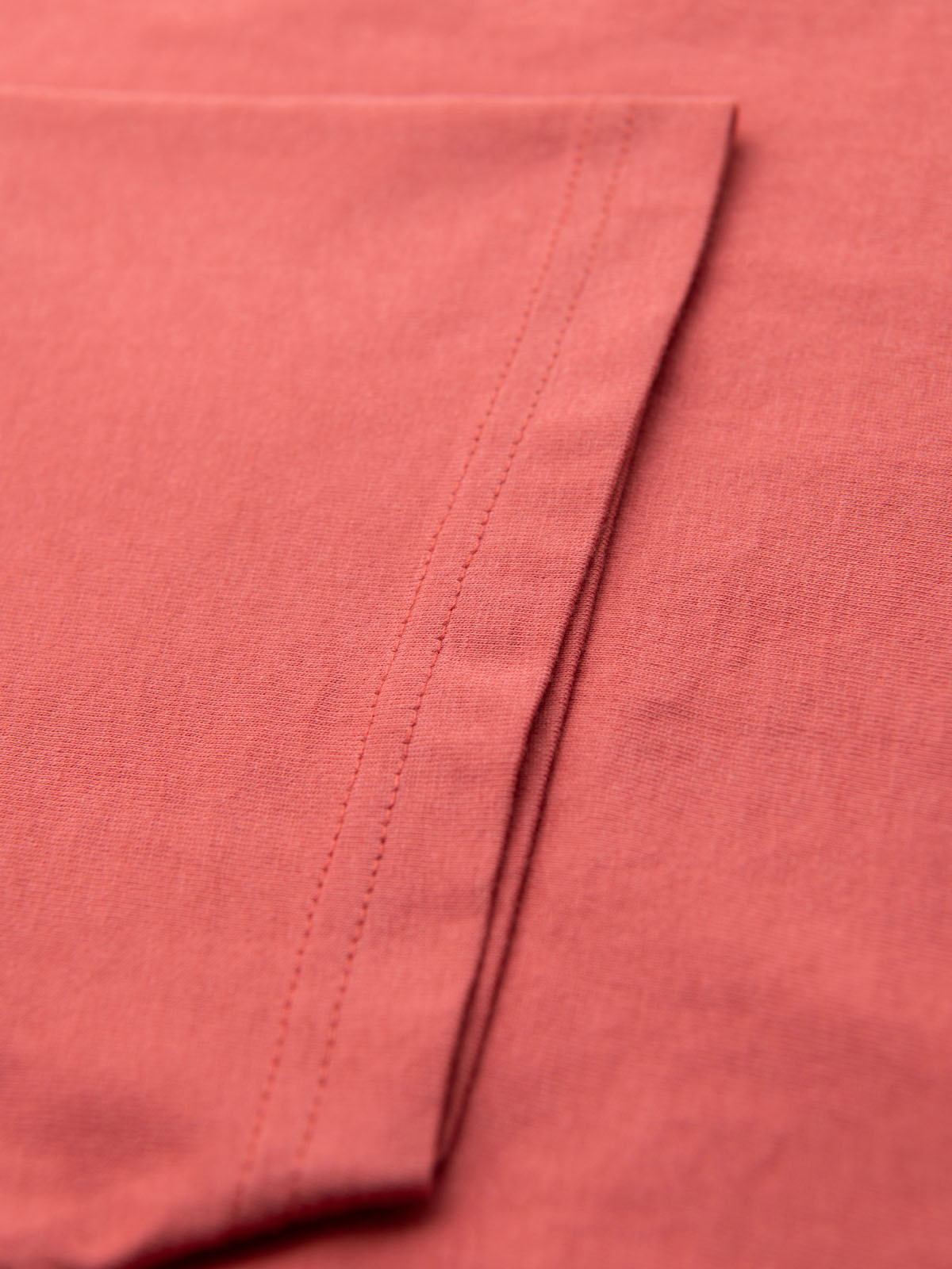 Ombre BASIC men's classic cotton T-shirt - coral