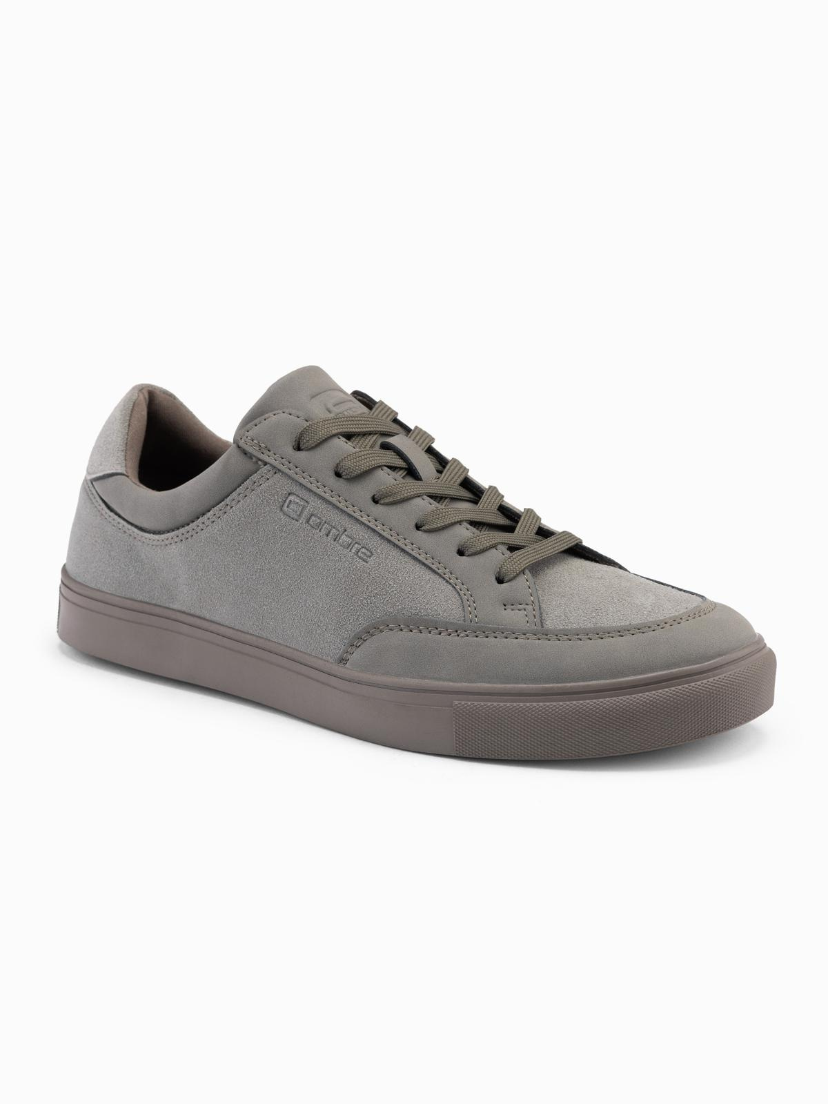 Ombre Men&#039;s monochromatic streetwear style shoes - olive