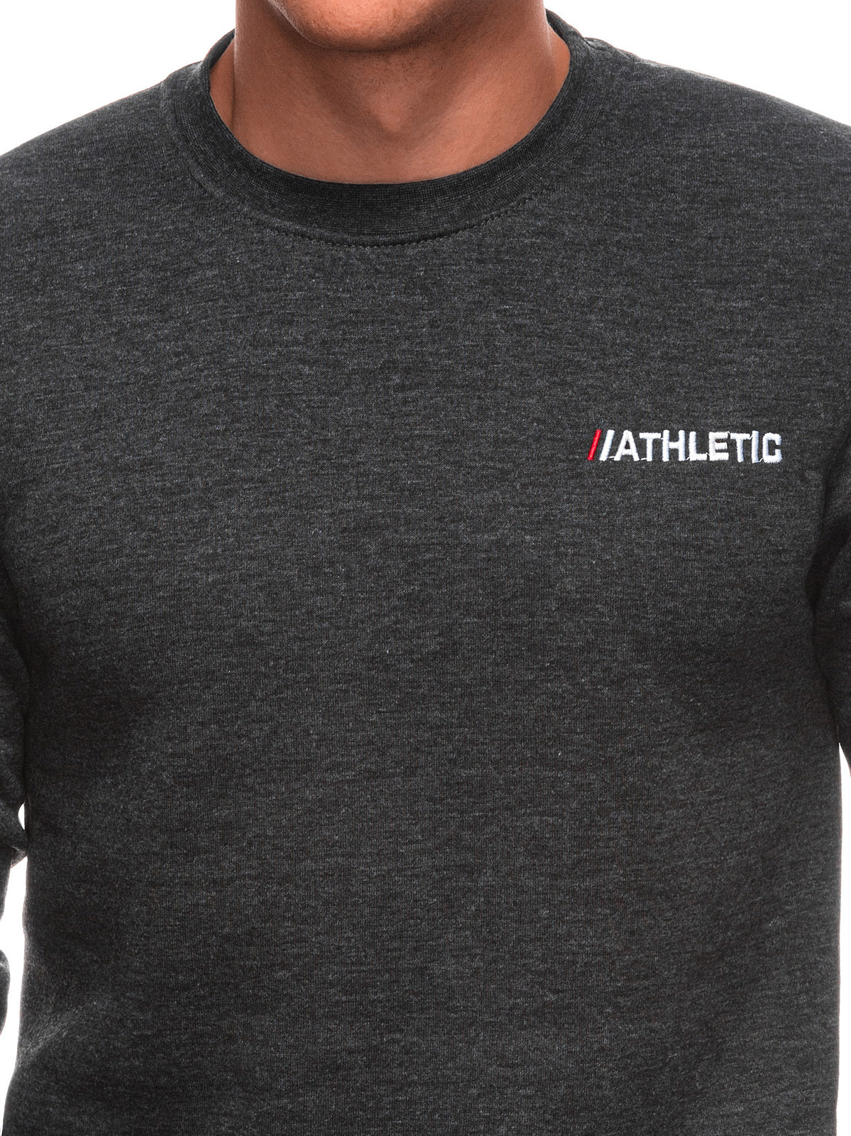 Edoti Men's hoodless sweatshirt