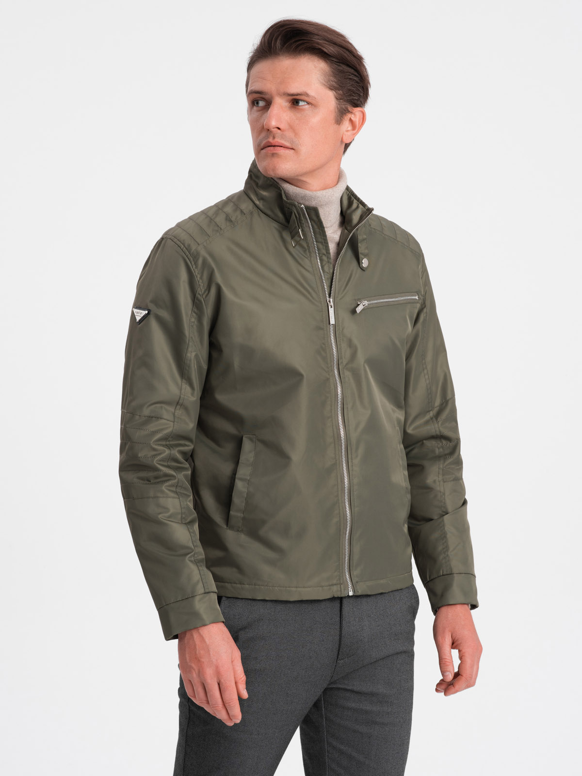 Ombre Men's biker jacket