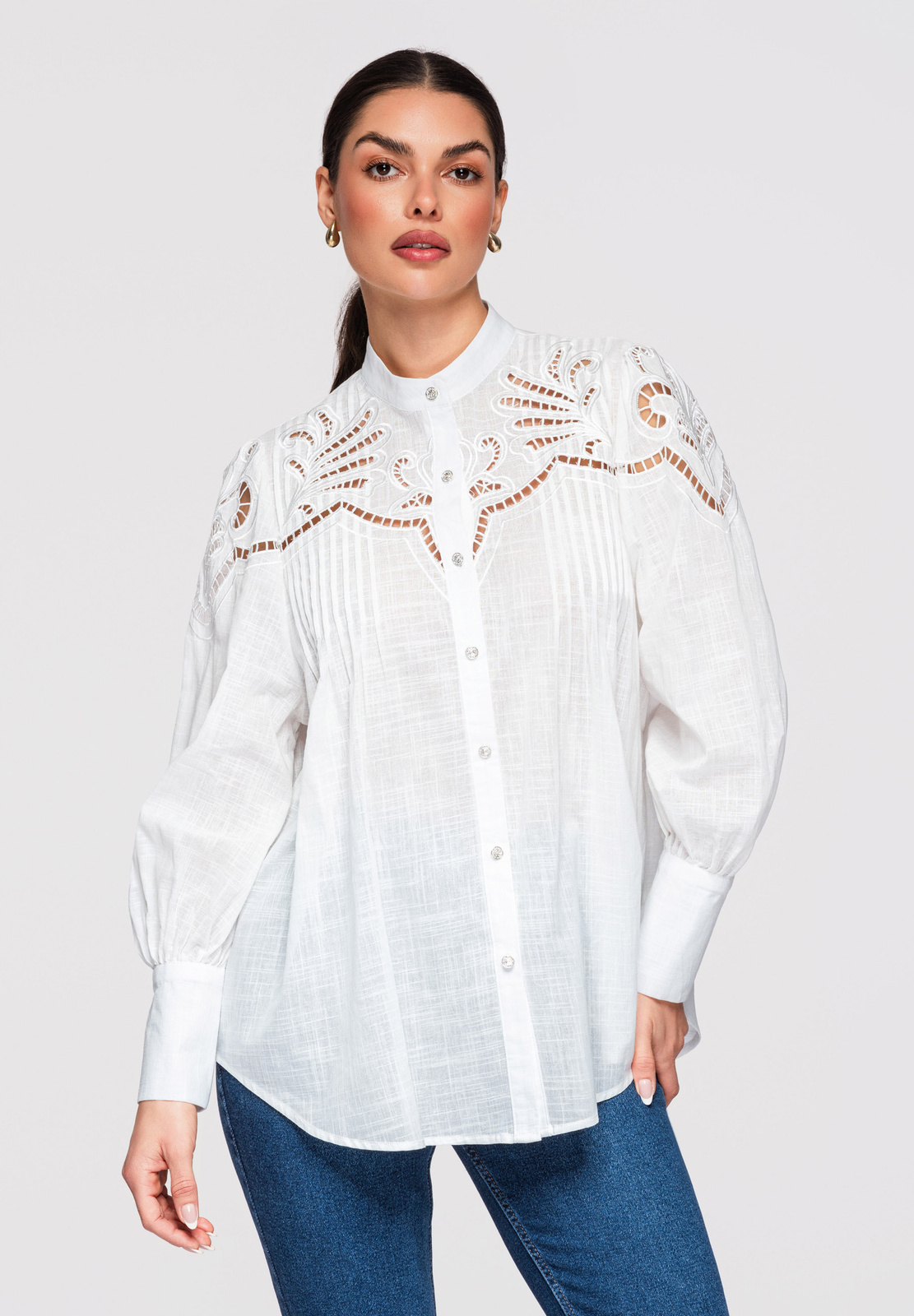 Edoti – pentru femei cămașă din materiale premium