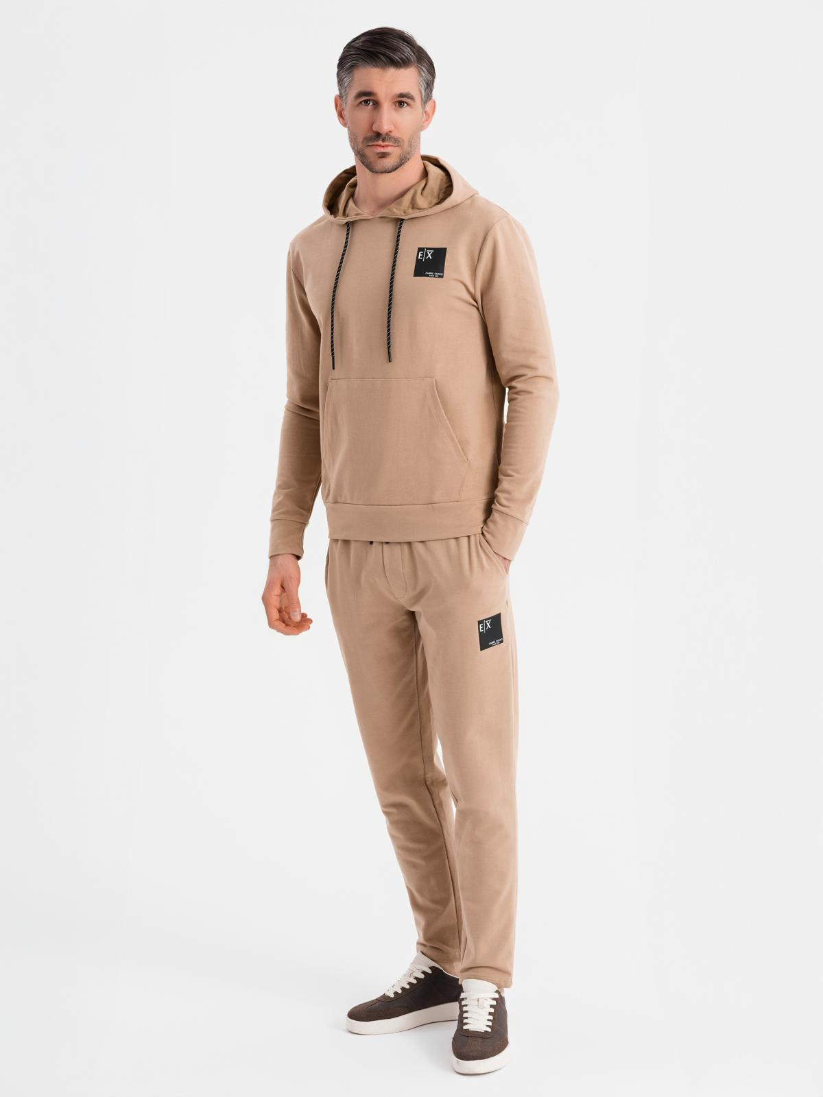 Ombre Men's sweatshirt set unbuttoned sweatshirt + pants