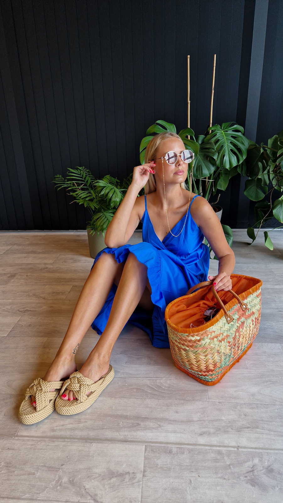 Edoti Strapless poplin maxi dress