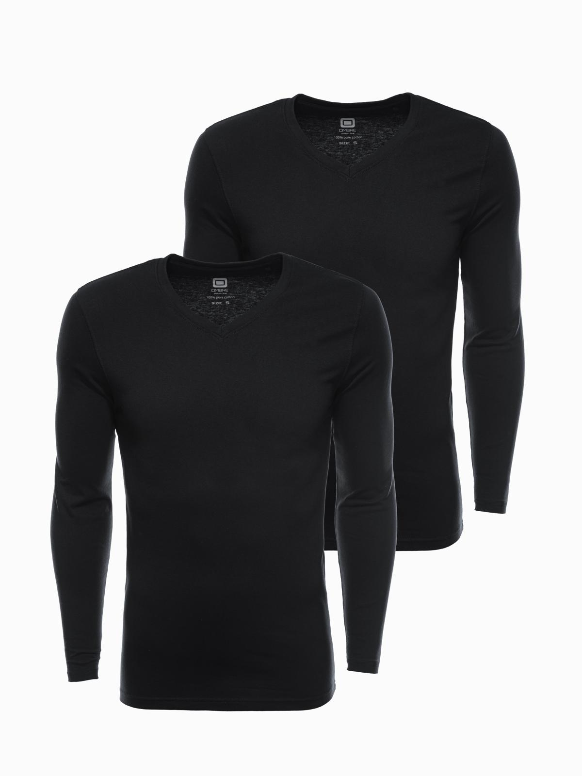 Ombre Men's V-NECK longsleeve set - mix 2