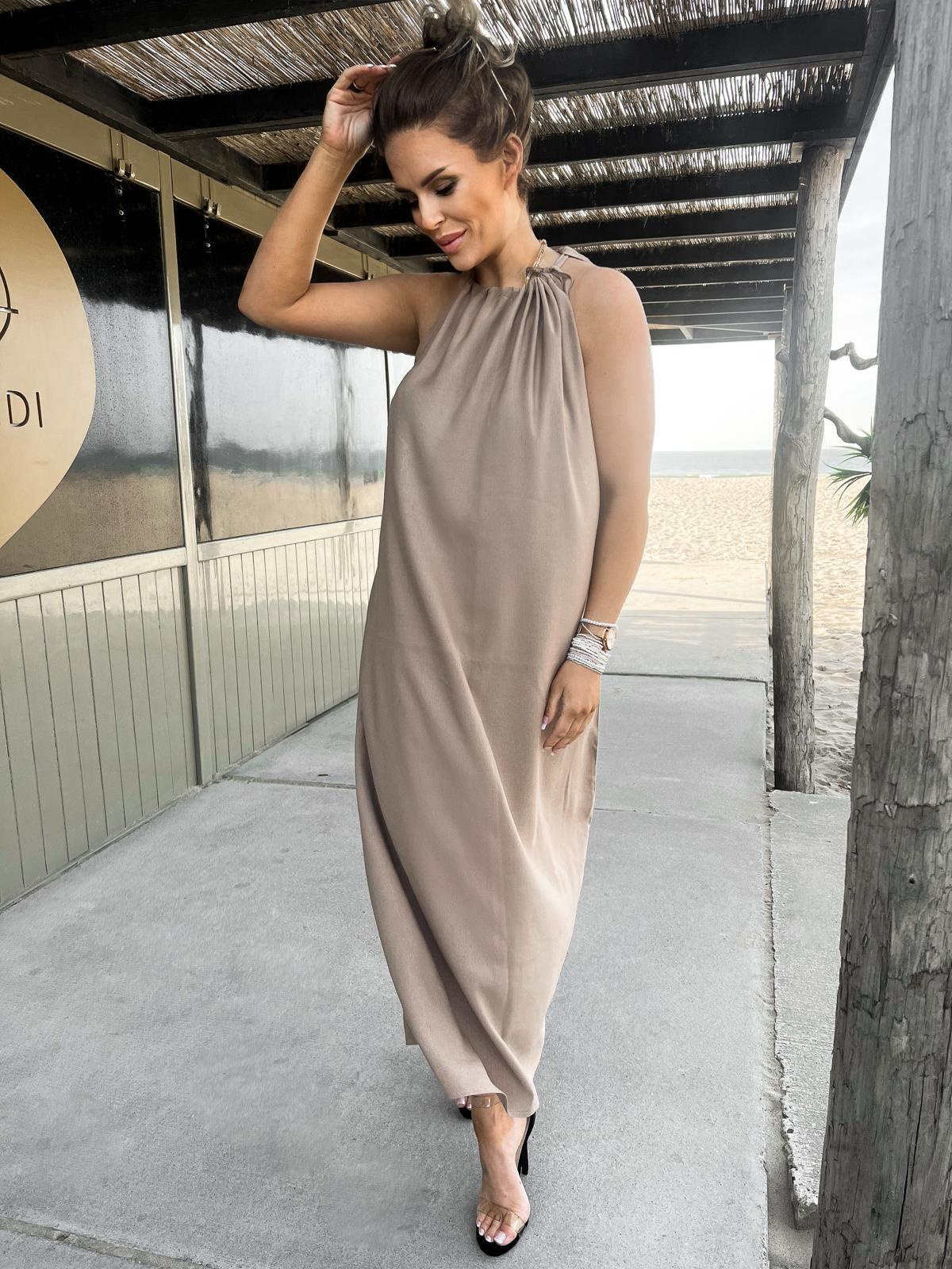 Edoti Linen maxi dress