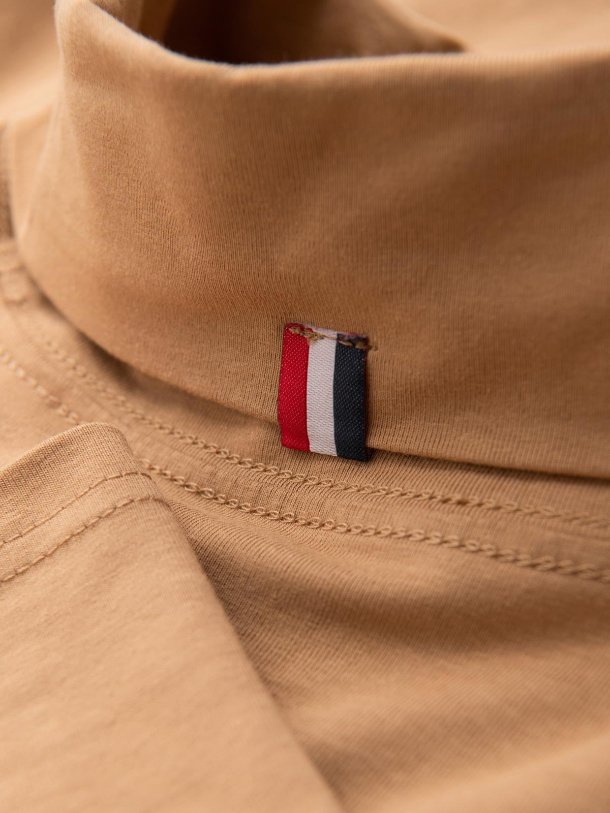 Pulover cu guler înalt pentru bărbați, cu model ombre