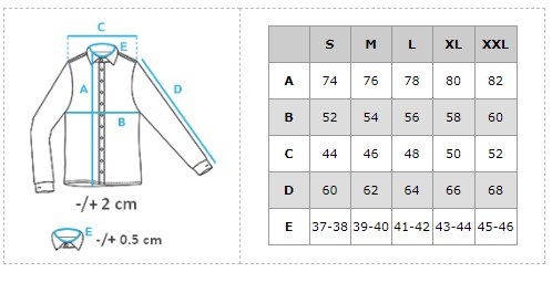Camasa barbati, Ombre K302