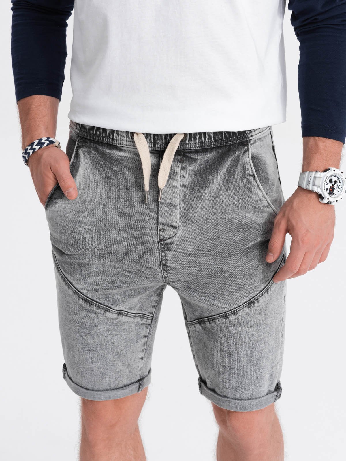 Ombre Men's denim shorts