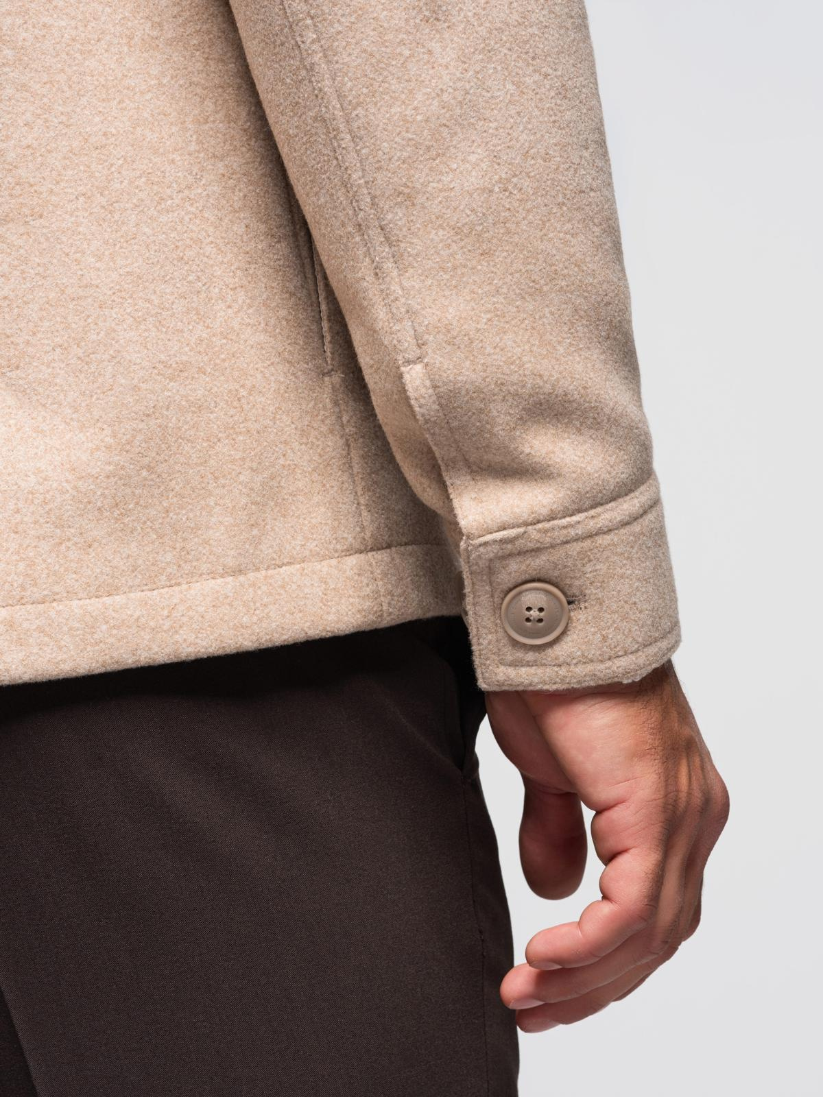 Ombre Men&#039;s shirt jacket - beige