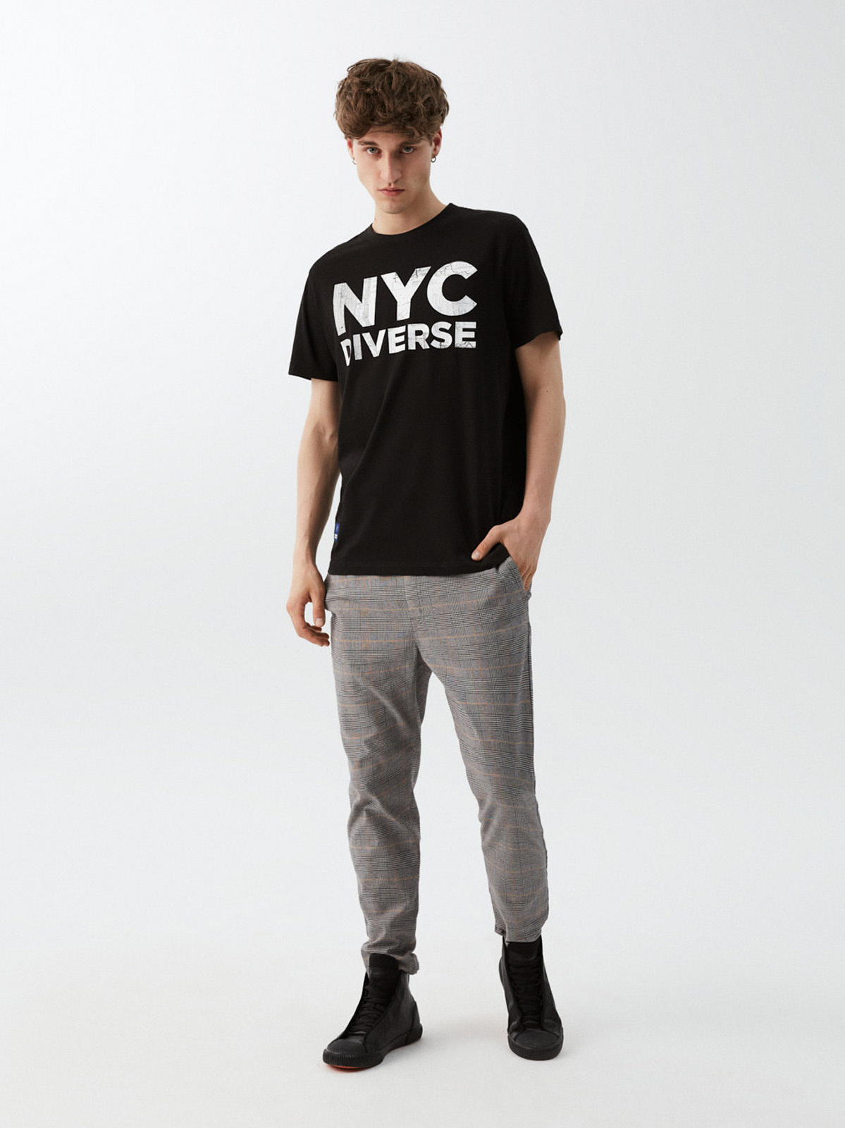 Diverse Men's printed T-shirt NY CITY 04