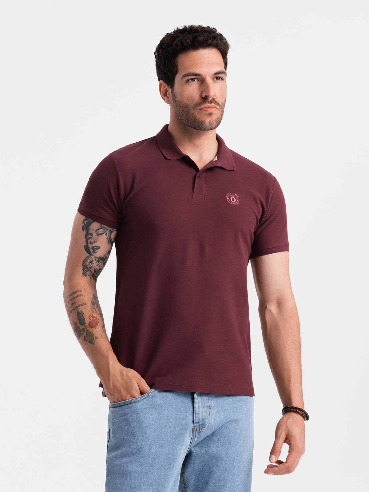Tricou polo barbati Ombre