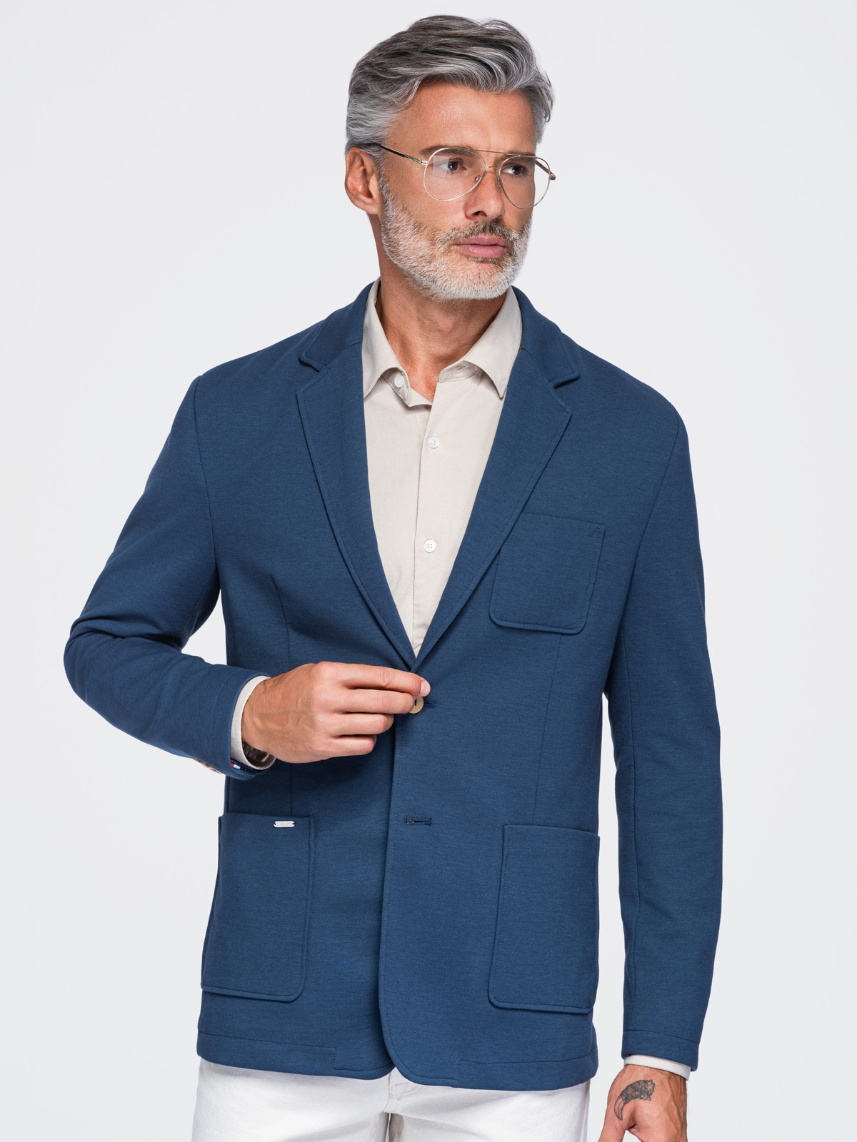 Pánske slim-fit sako Ombre