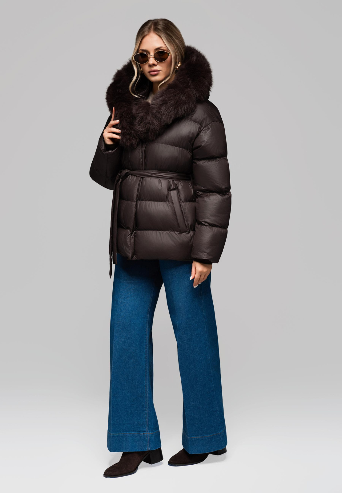 Edoti Women&#039;s insulated jacket with fur OW-JALP-0103 v3