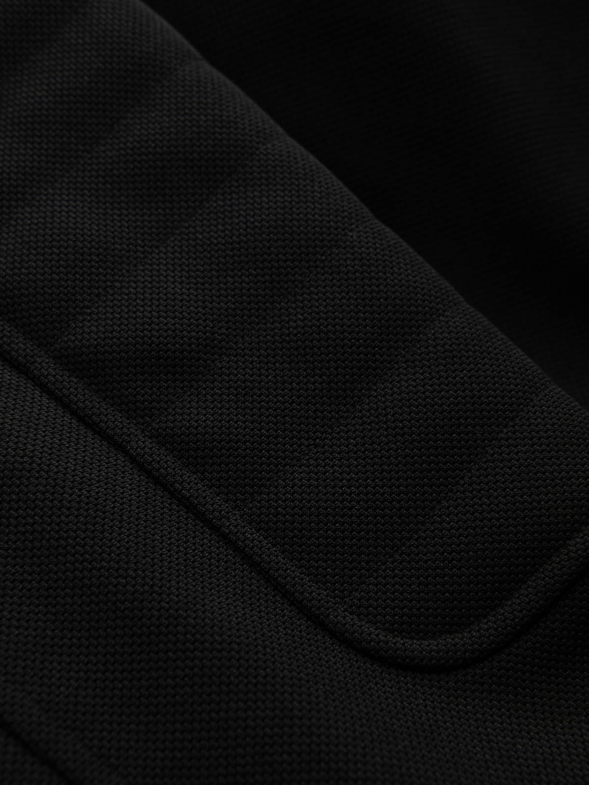 Ombre Men&#039;s biker jacket with collar and pockets - black