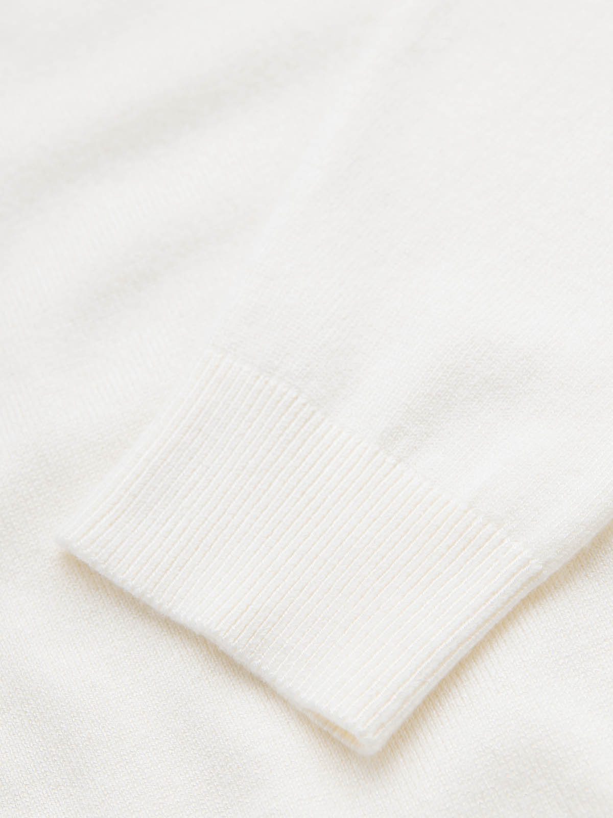 Ombre Men's knitted half turtleneck with viscose - cream
