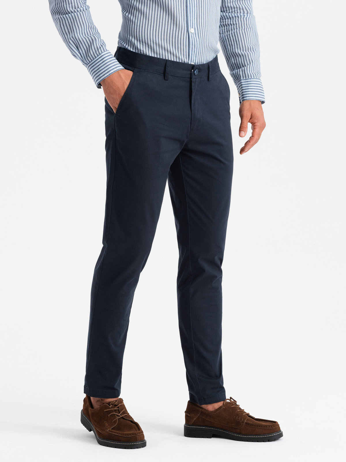 Ombre Men&#039;s uniform REGULAR FIT chino pants - navy blue