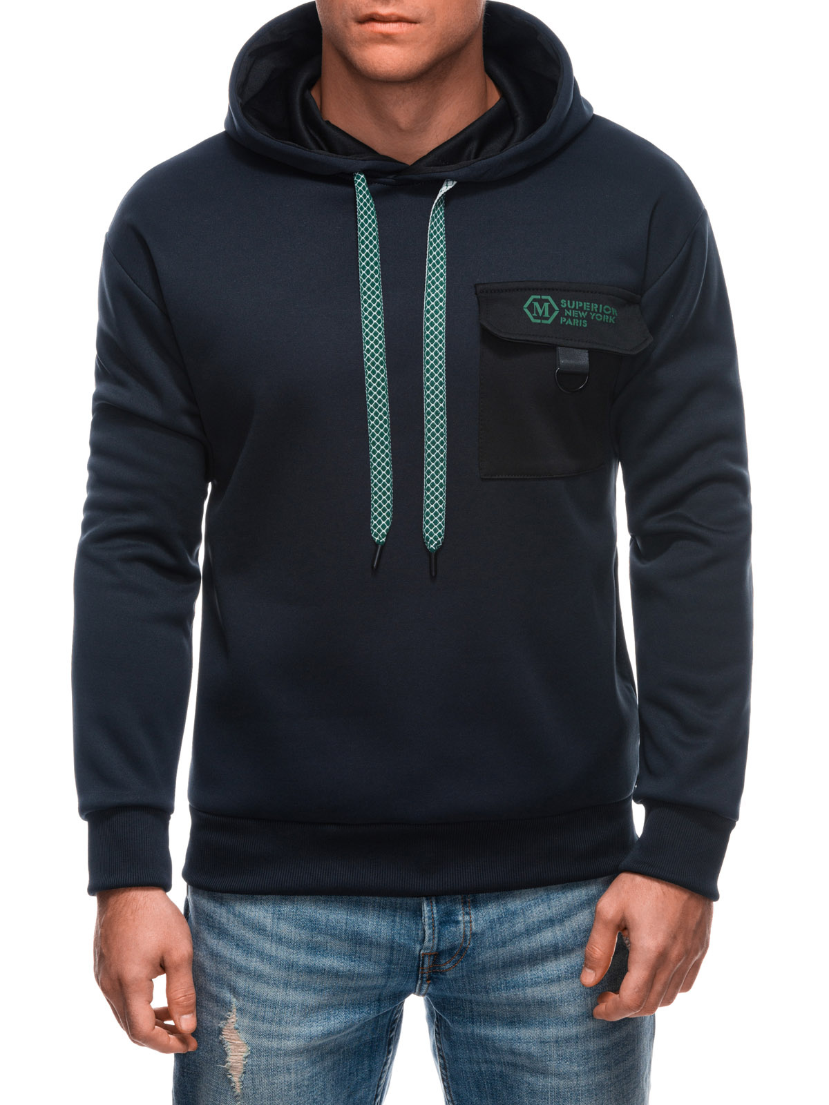 Edoti Men&#039;s zip-up sweatshirt