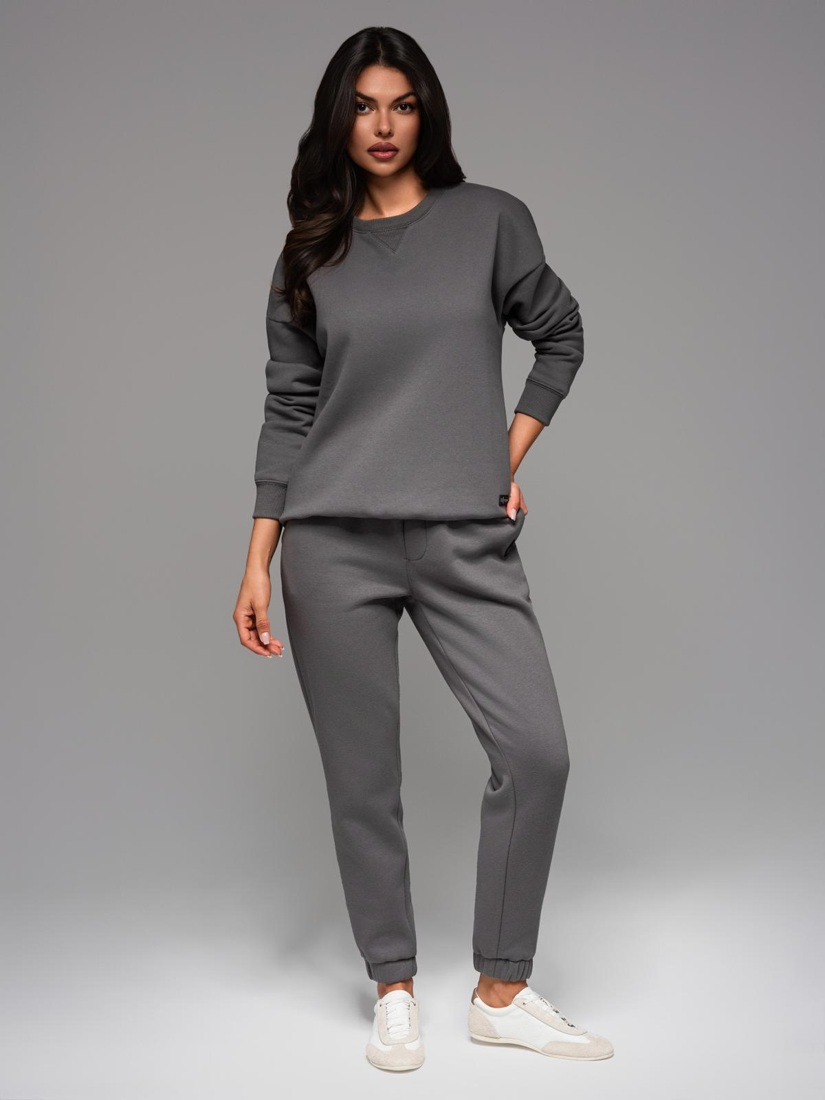 Ombre Unisex classic sweatshirt with round neckline - grey