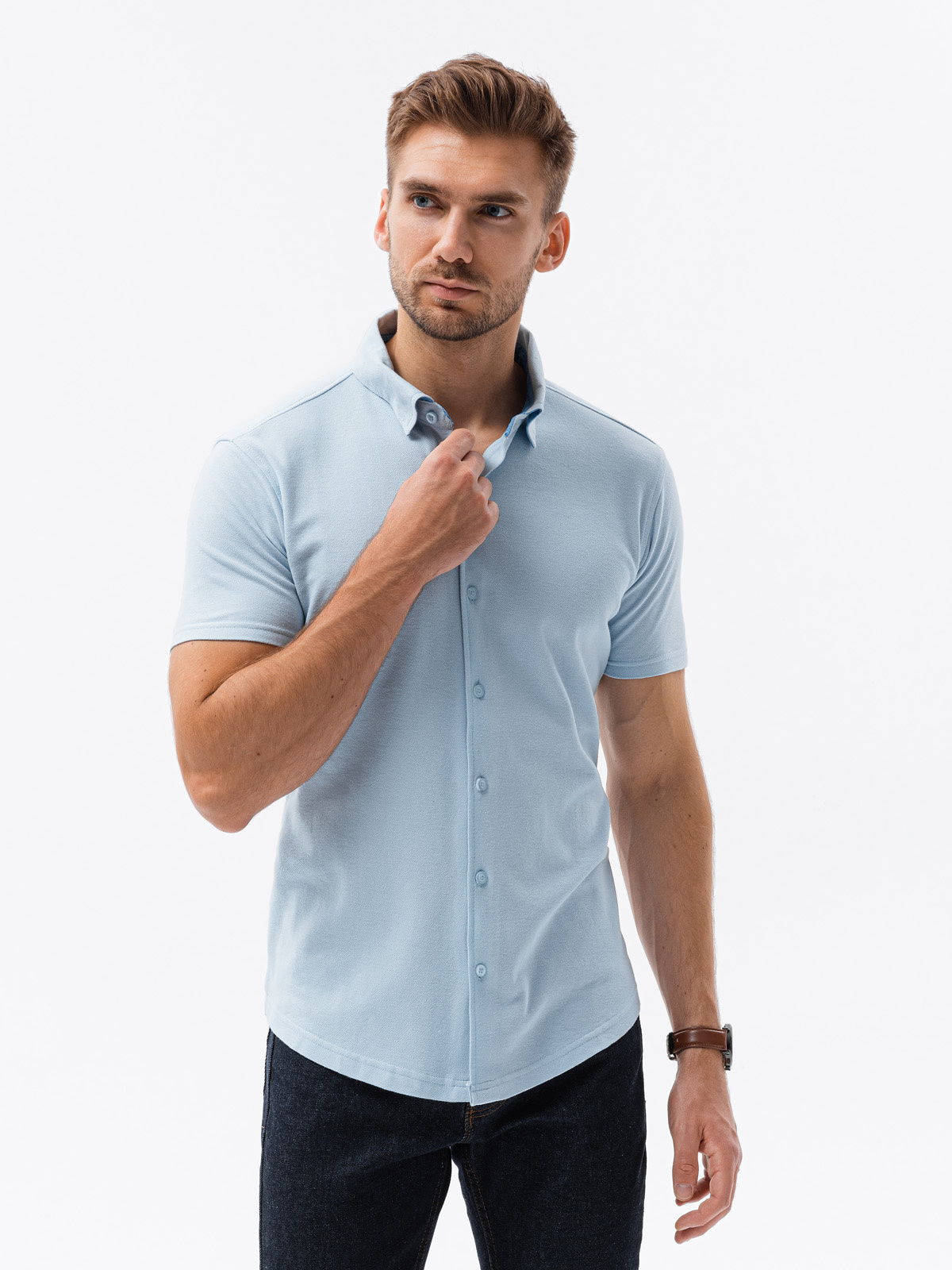 Tricou polo de barbati, Ombre