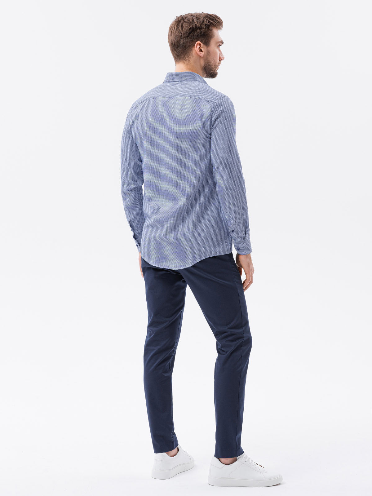 Ombre Men's shirt with long sleeves