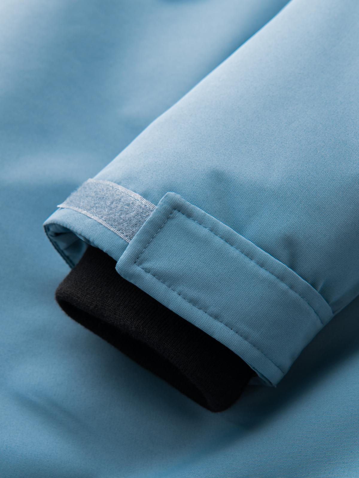 Ombre Insulated long men&#039;s jacket with reflective elements - blue