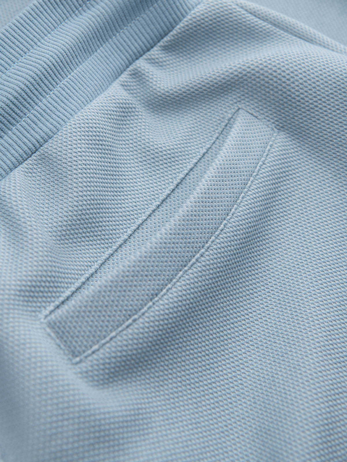 Ombre Men&#039;s structured knit sweatpants - light blue