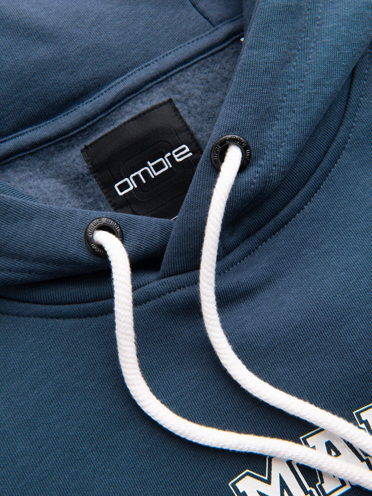 Hanorac bărbătesc Ombre cu imprimeu mare