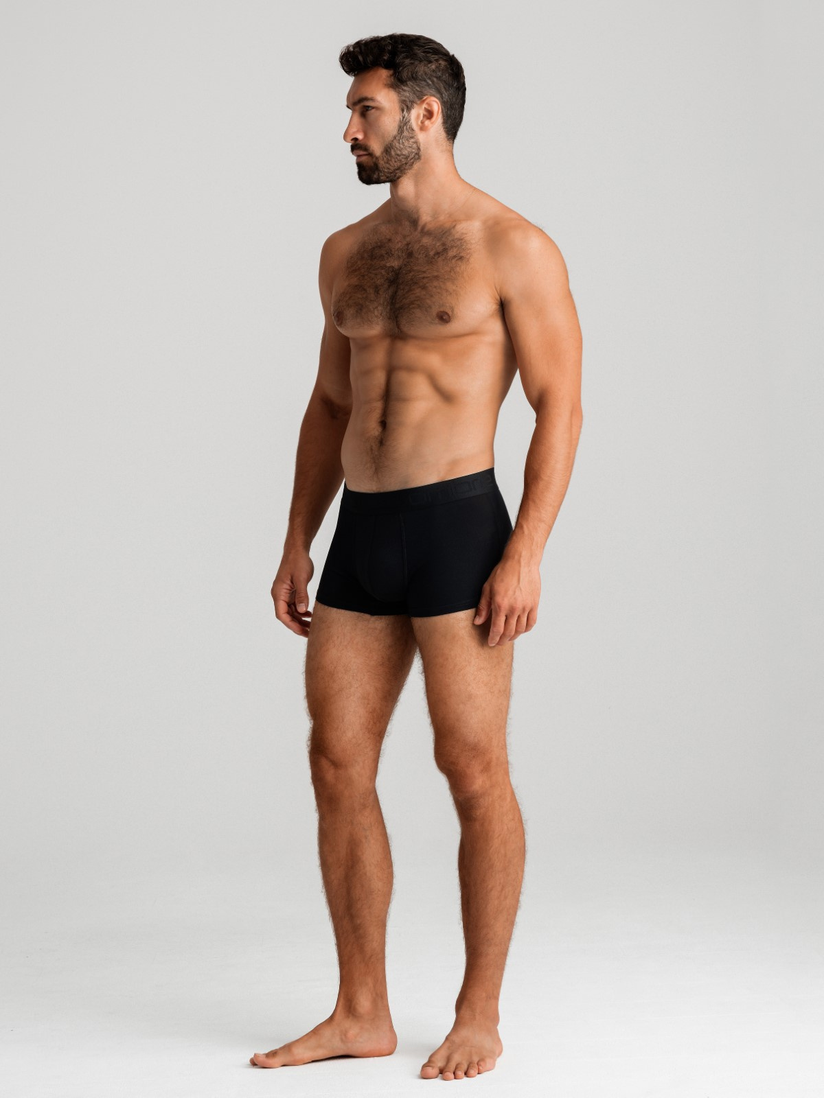 Ombre Men&#039;s cotton boxer shorts with logo - 3-pack mix