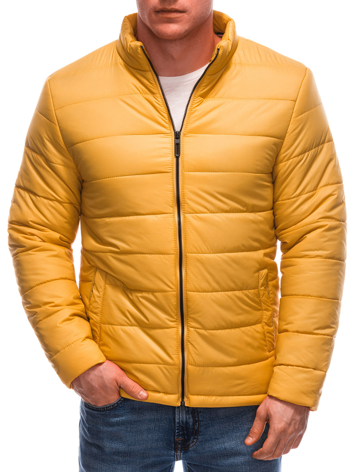 Edoti Men's mid-season quilted jacket