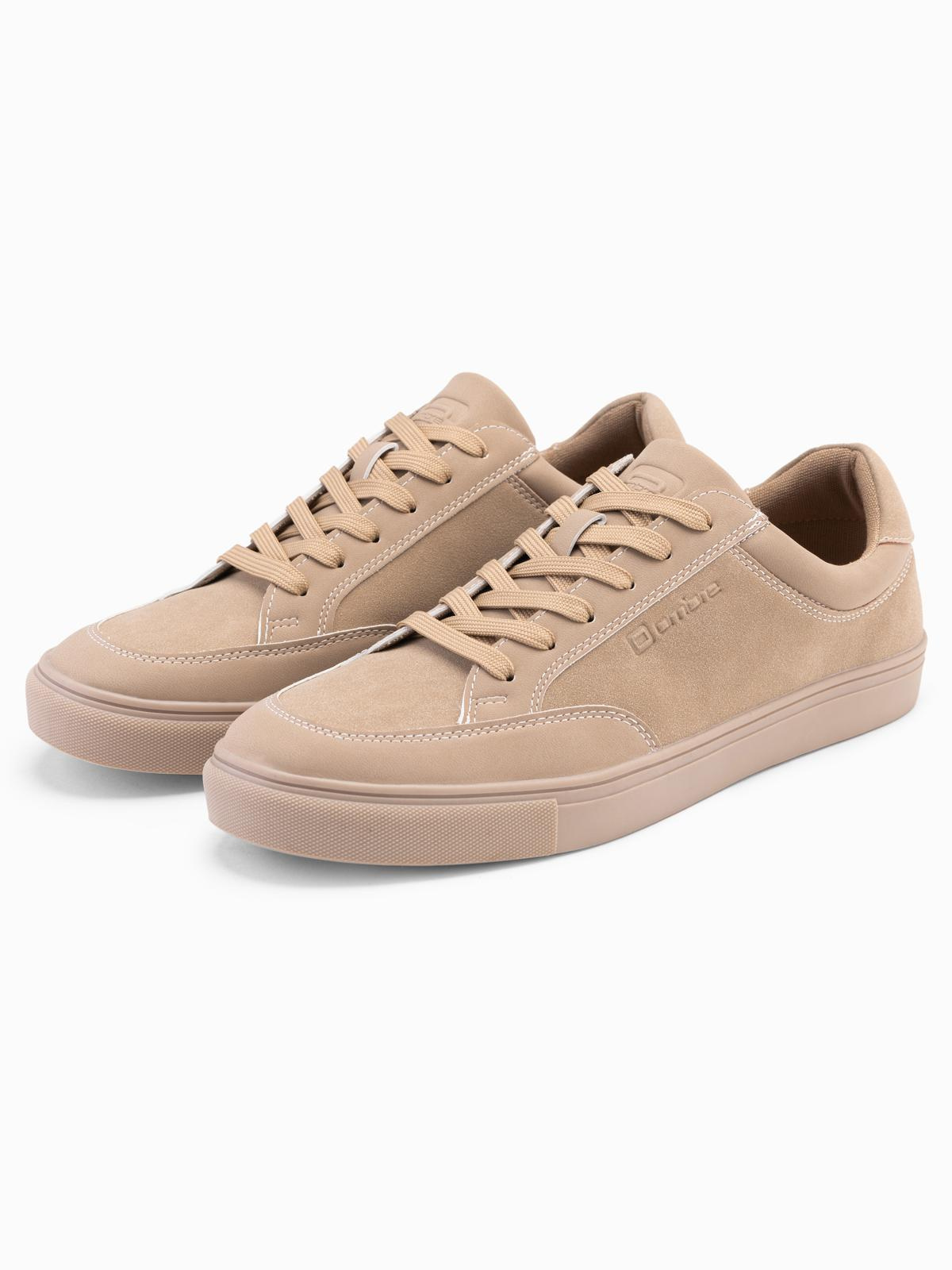 Ombre Monochrome men&#039;s streetwear style shoes - sand