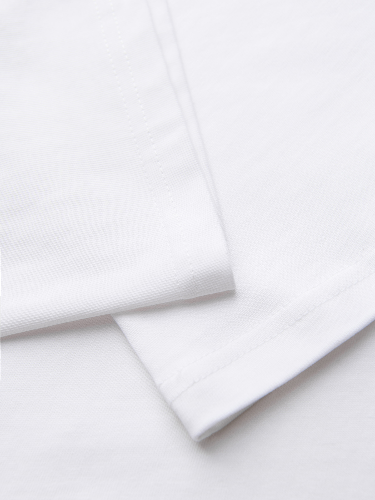 Ombre Men's cotton t-shirt with jewelry applique on chest - off white