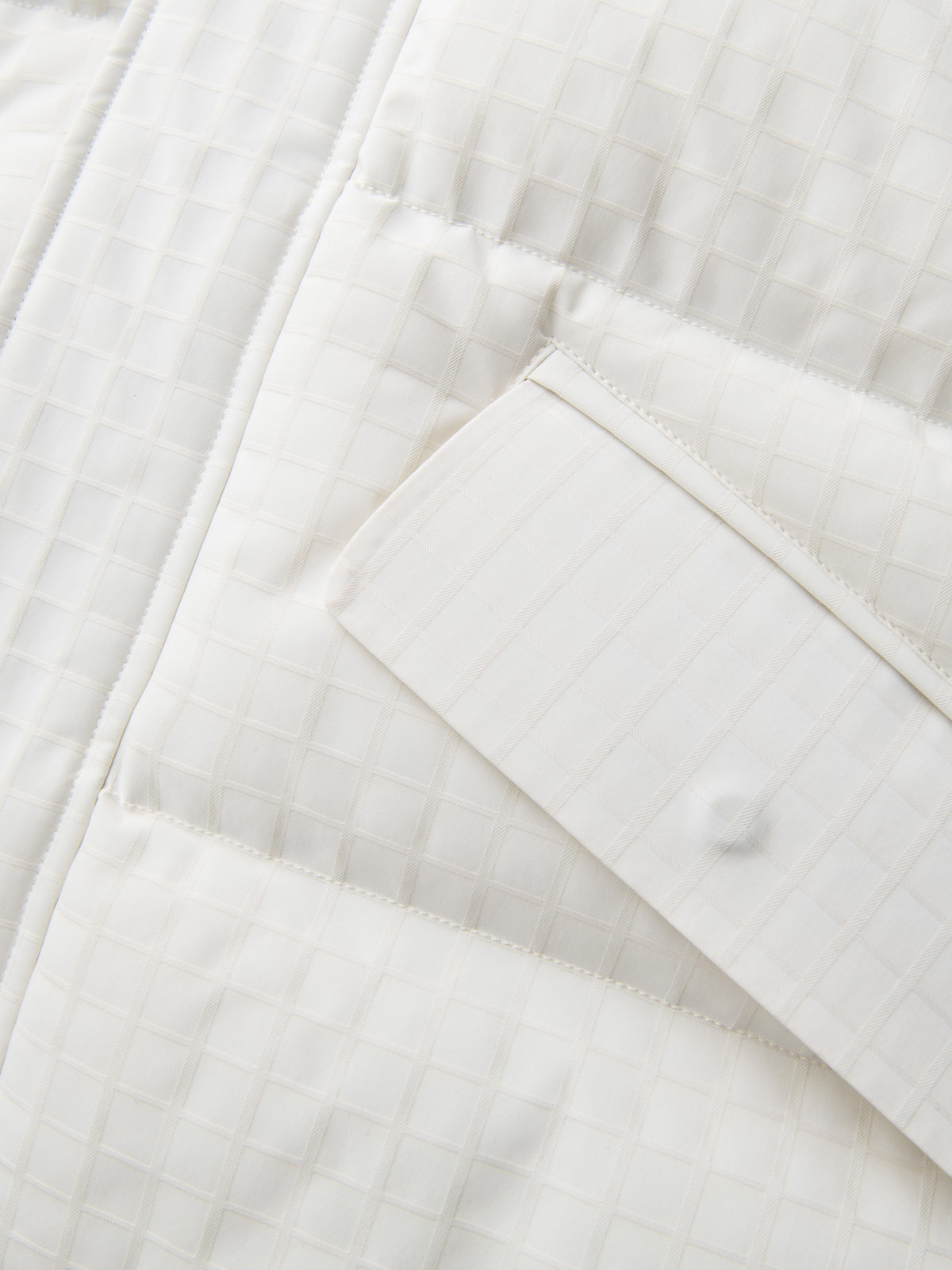 Ombre Outdoor long men&#039;s parka jacket - white