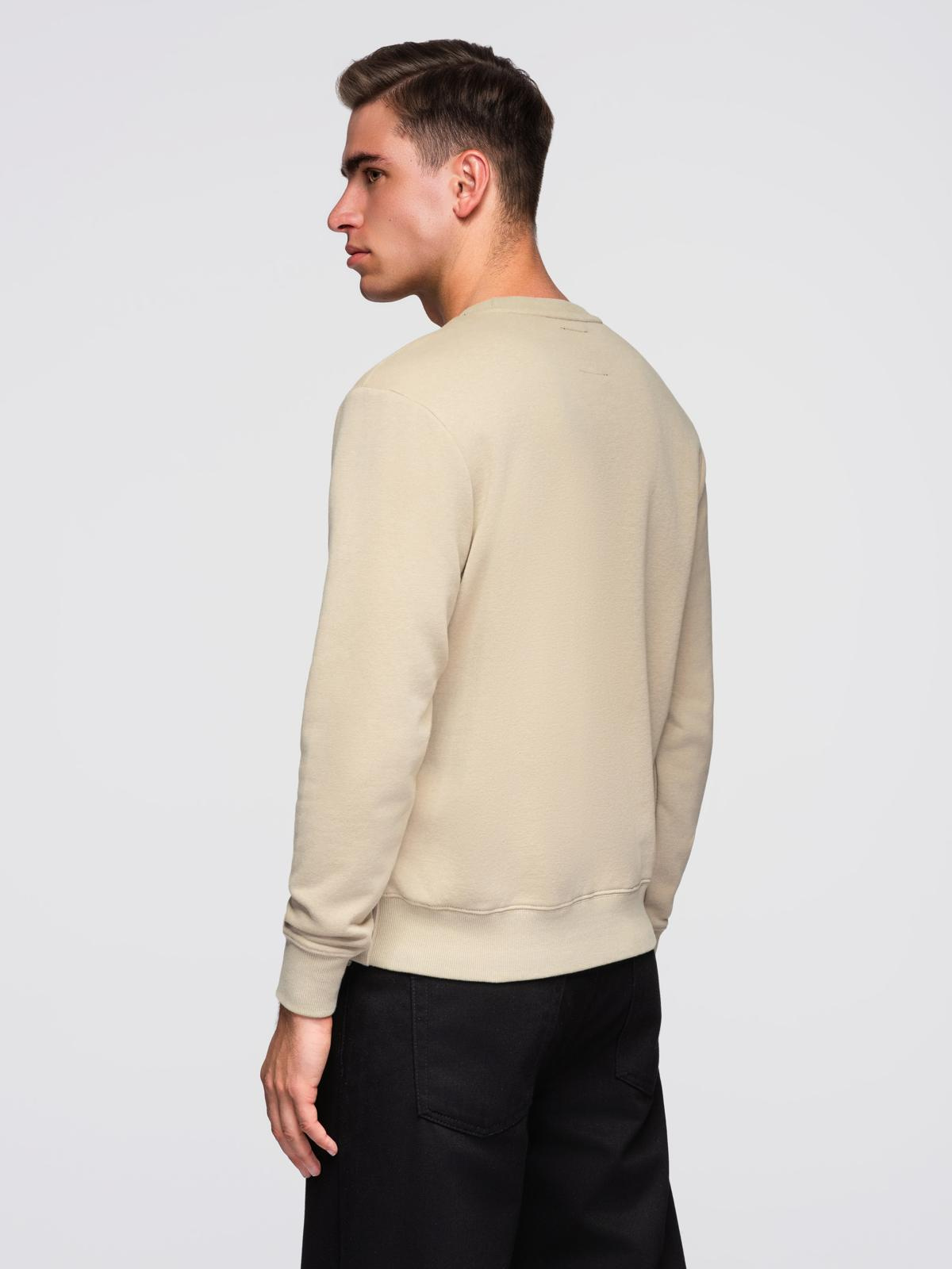 Ombre Men's non-stretch sweatshirt with patch