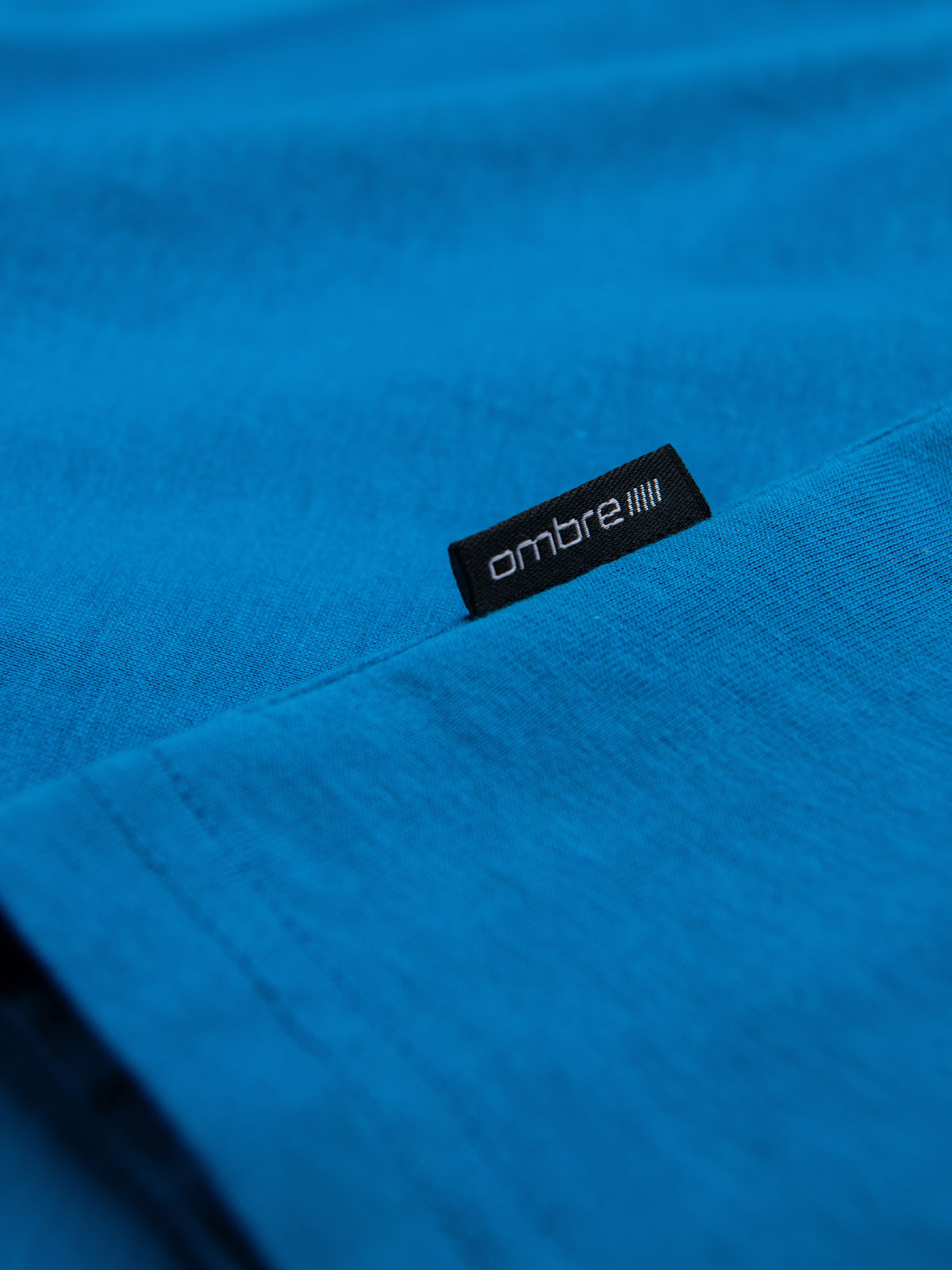 Ombre Men's classic cotton BASIC T-shirt - blue