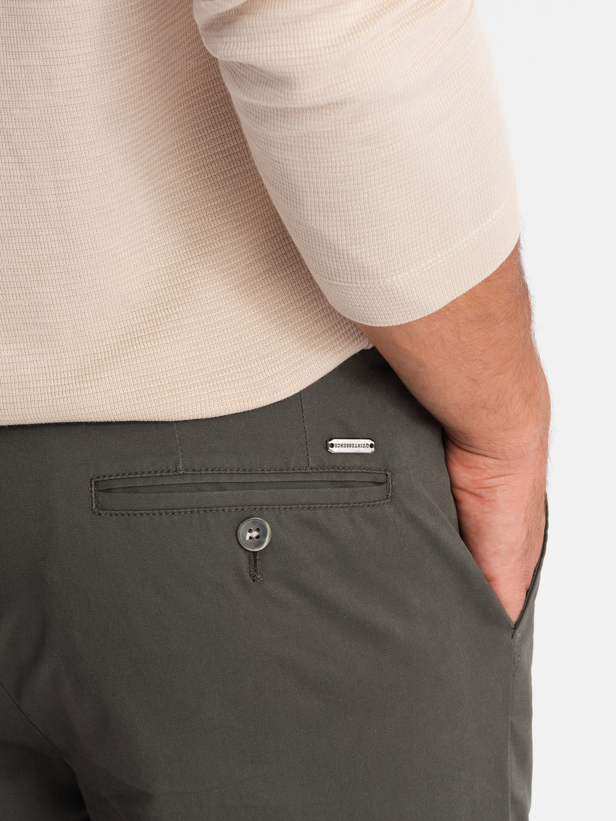 Ombre Men&#039;s uniform REGULAR FIT chino pants - khaki