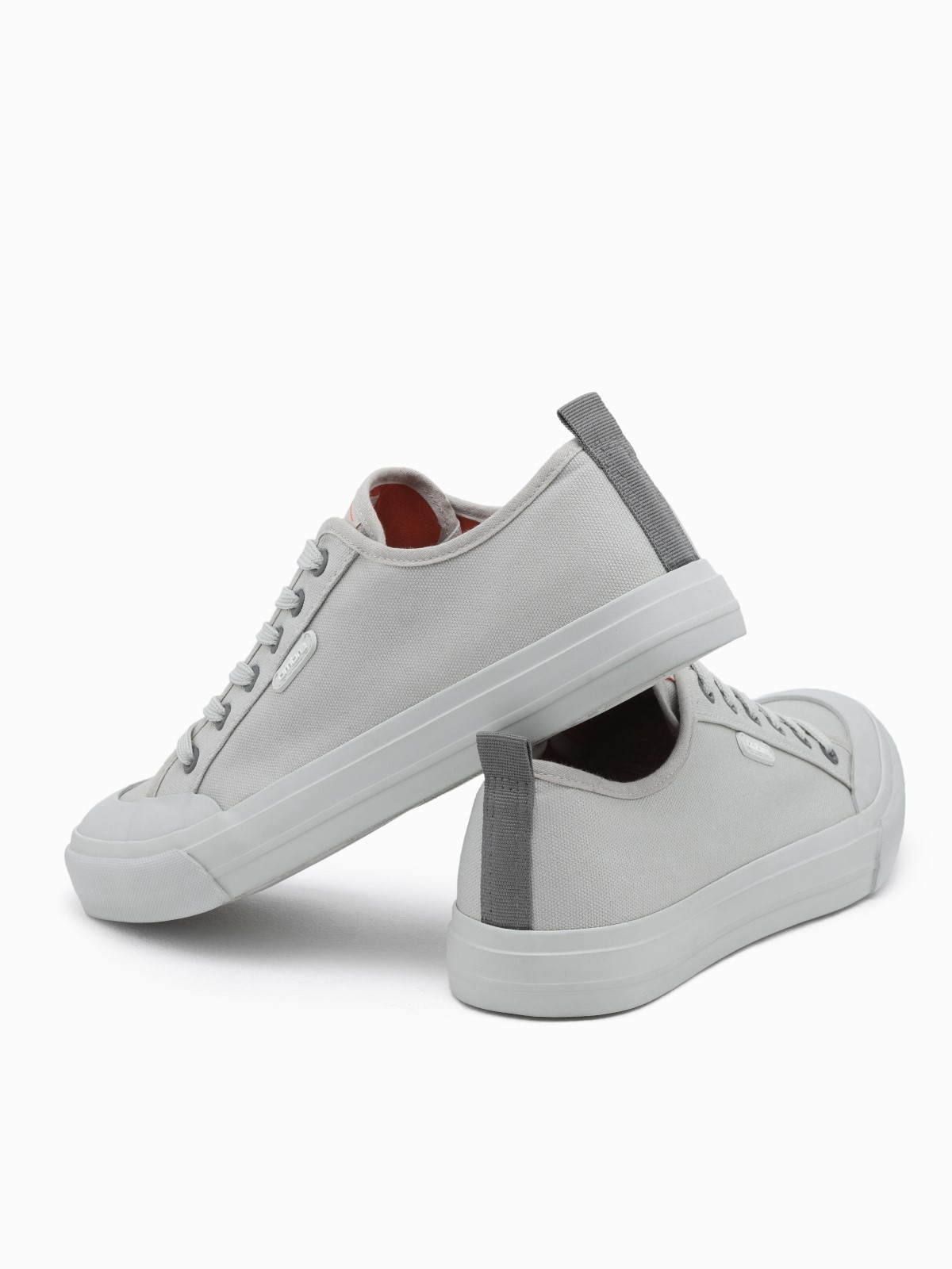 Ombre Men's short sneakers monocolor - gray