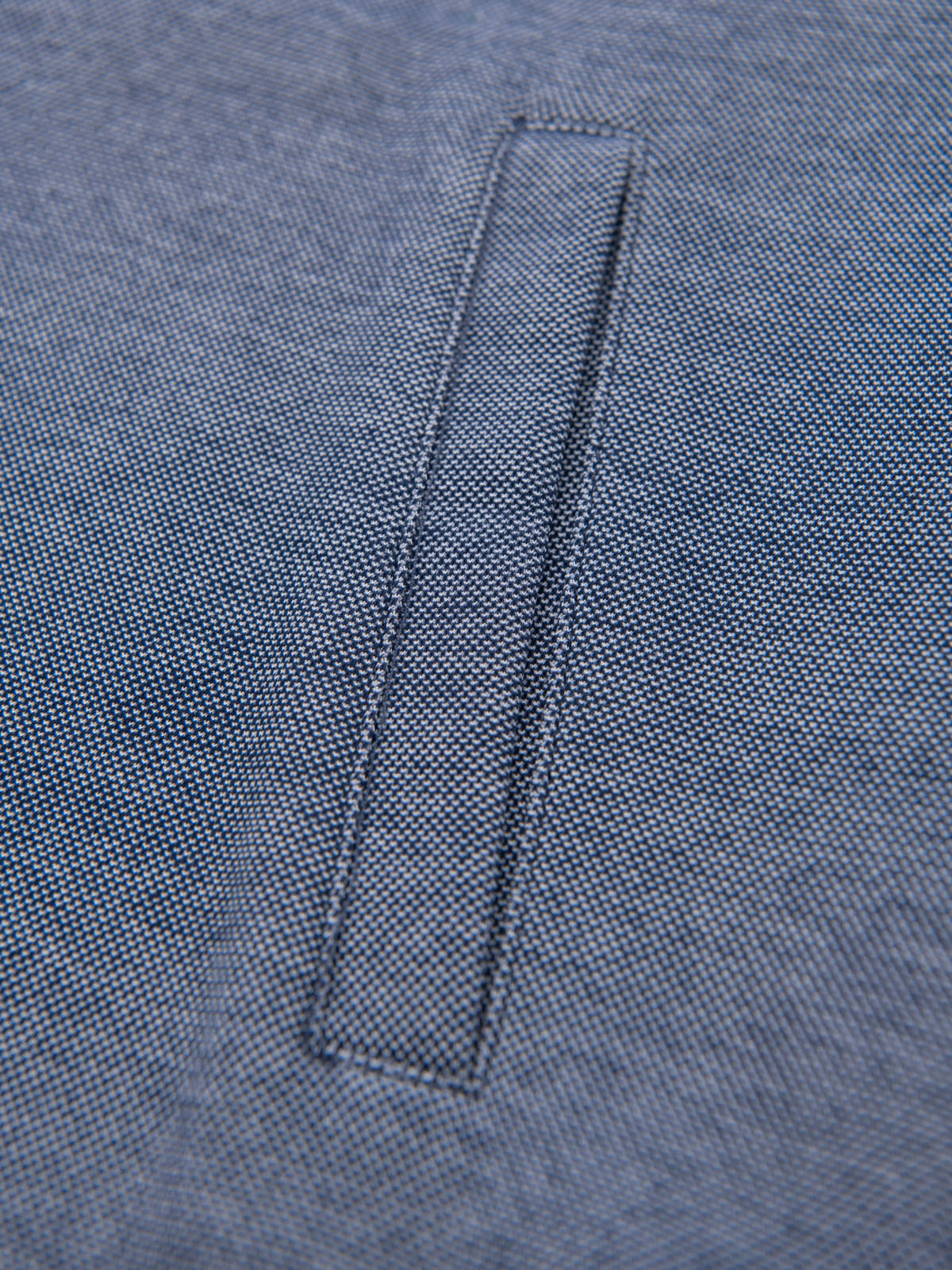 Ombre Men&#039;s pique knit bomber sweatshirt - navy blue