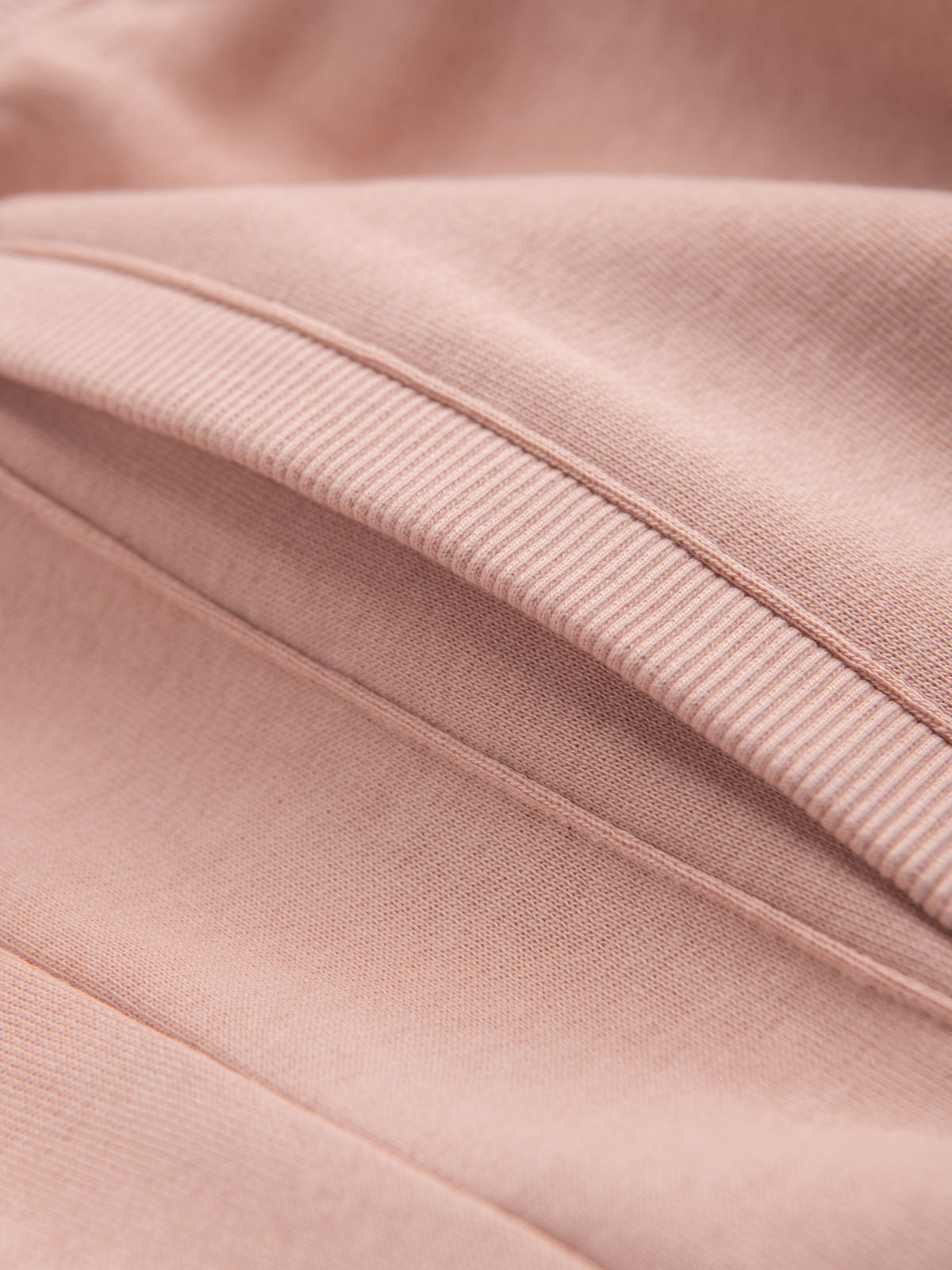 Ombre Men&#039;s knit shorts with drawstring and pockets - powder pink